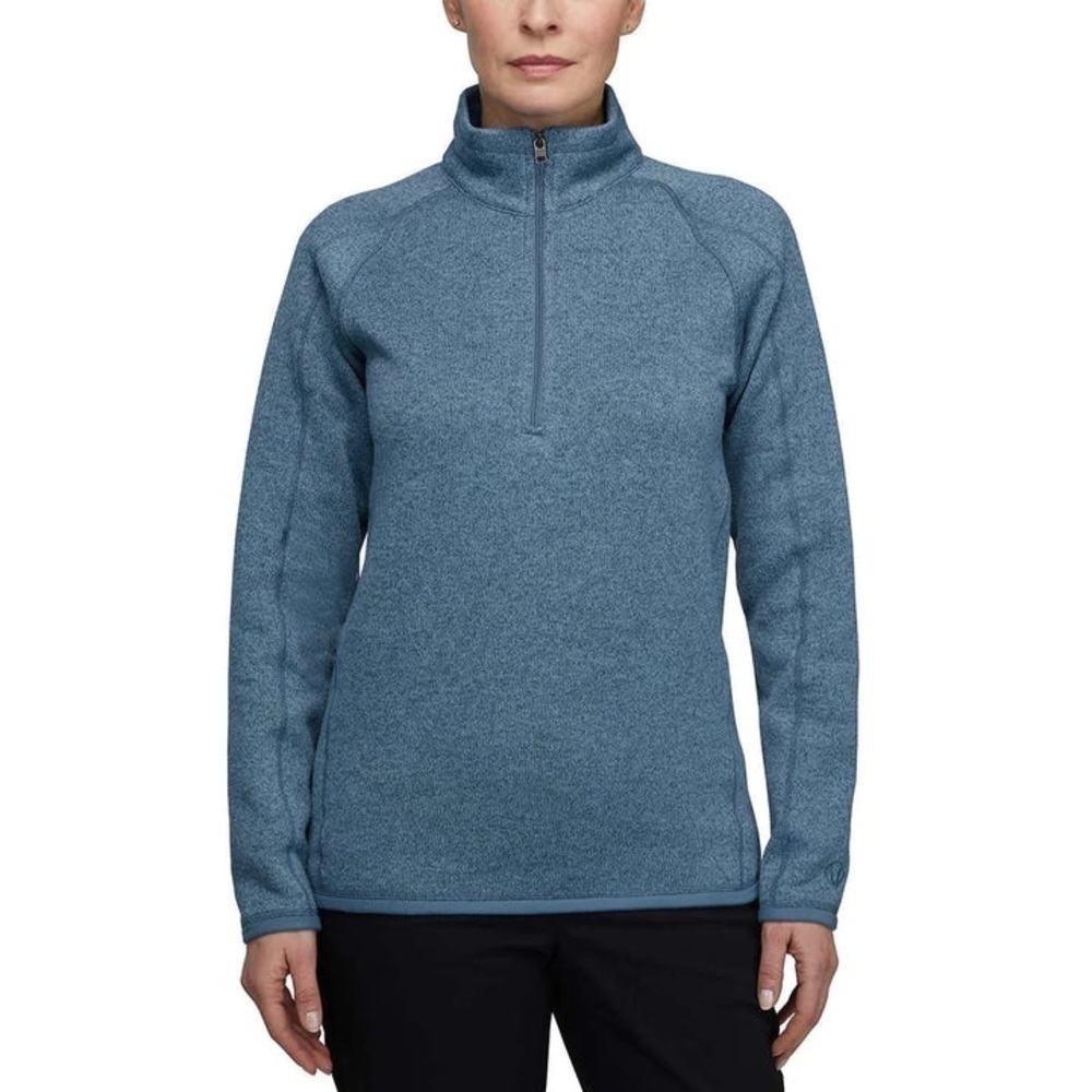Sunice Stormpack Fleece Knit 1/4 Zip Pullover Sweater, size S